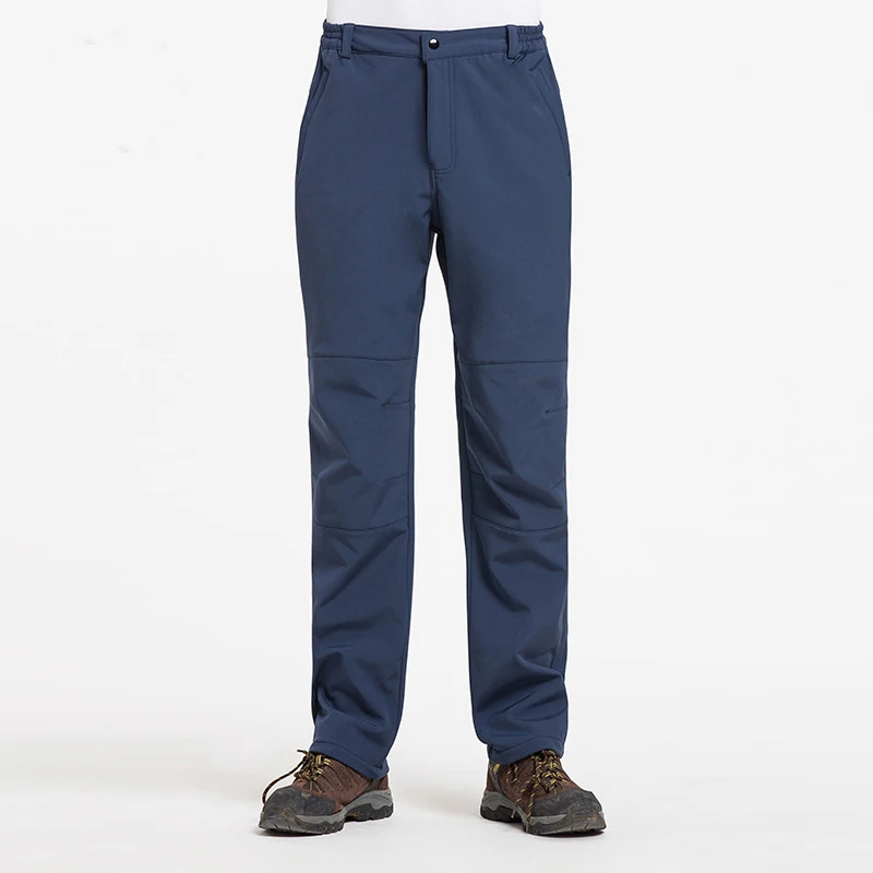 Shifuren invierno hombres al aire libre Pantalones de senderismo impermeable a prueba de viento polar caliente Softshell trekking esquí montaña Pantalones