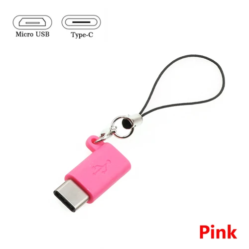 Micro USB мама к type C 3,1 папа кабель адаптер зарядка USB C конвертер для samsung S8/LG для huawei zte для letv для xiaomi - Цвет: D