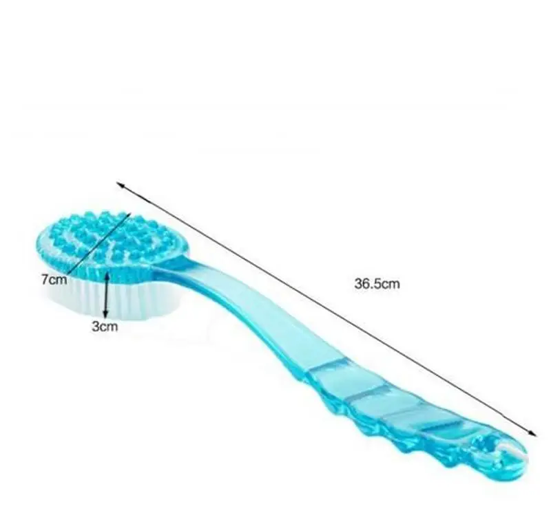 Long Handle Bath Brush Massager Brush Scrub Skin Care Shower Exfoliation Brush Reach Feet Bathroom Products Bathroom Accessories