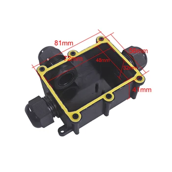 

IP68 Waterproof Cable Connector Gland Electrical out 3-way 4-way 5-way 6-way Black Electric Junction Box PG13.5 Cable Gland
