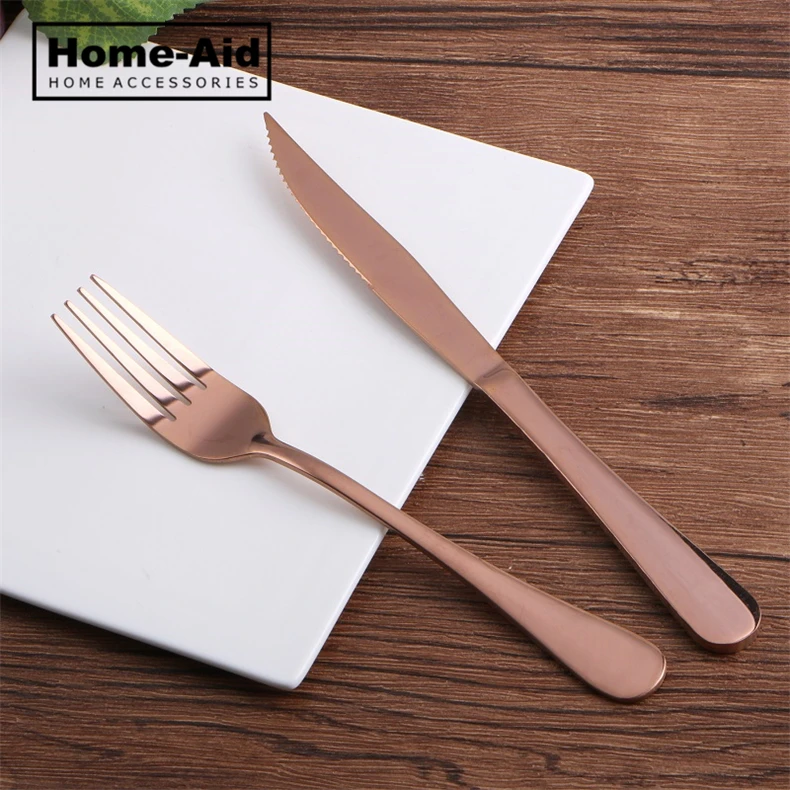 Rose-Gold-Titanium-Coating-Stainless-Steel-Cutlery-Set-Teaspoon-Dinner-Fork-Knife-Western-Tableware-Dinnerware-Kitchen (2)