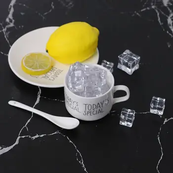 

Reusable Artificial Ice Acrylic Ice Cubes Fake Crystal for Fruit Beer Whisky Drinks Decoration DIY Accessories Photography Props