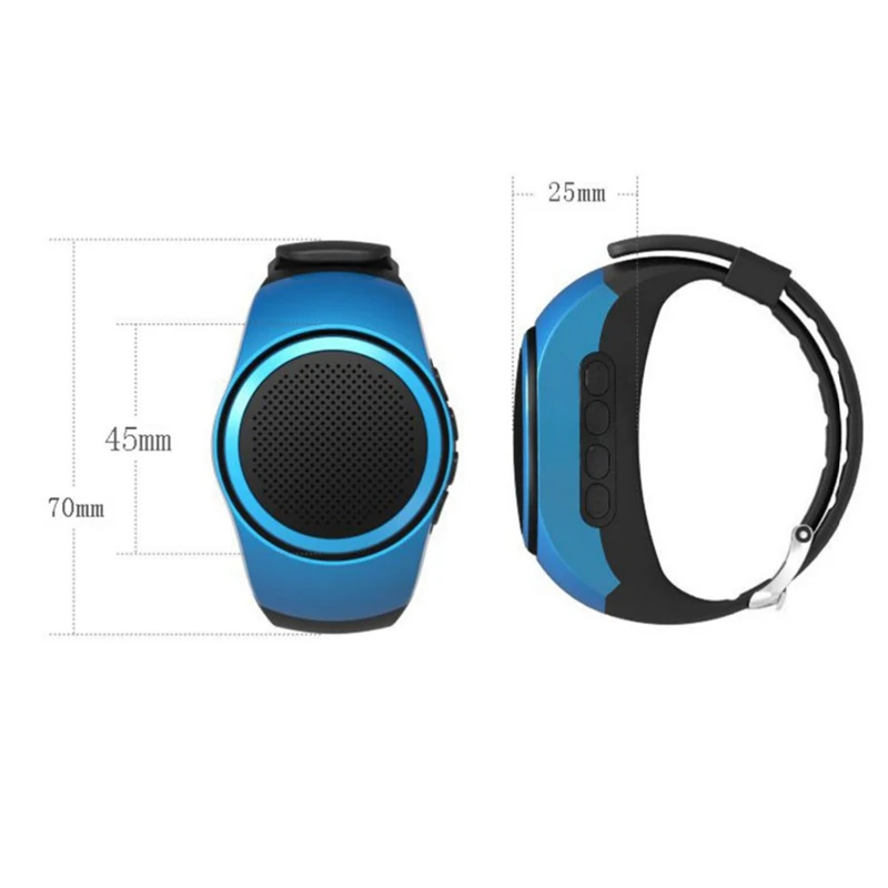 B20 Bluetooth спортивные музыкальные часы Портативный Мини Часы 2 1 + EDR спортивный
