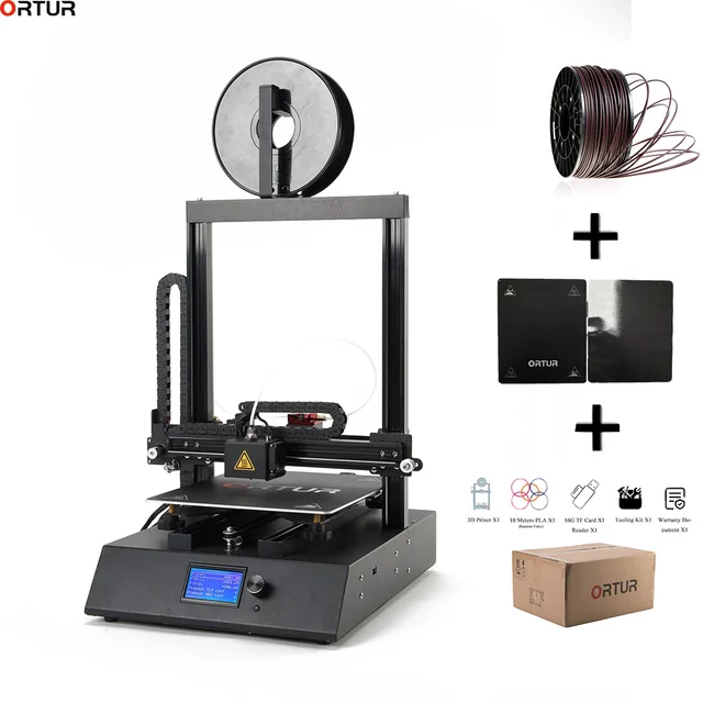 Best Quality Ortur 3D Printer Upgrade Linear Guide Rail Removable Carbon Steel Platform Full Metal High Quality Prusa i3 3D Printers Dongguan