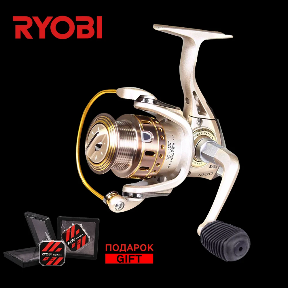 

RYOBI TRESOR 1000/2000/3000/4000 5 Bearing Reel + Quick-Set Original Aluminium Spool Saltwater Fishing Freshwater Spinning Reels