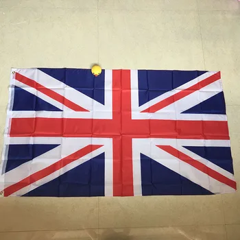 

Free Shipping large flag great british poly banner flag 90*150cm kingdom national polyster uk flag