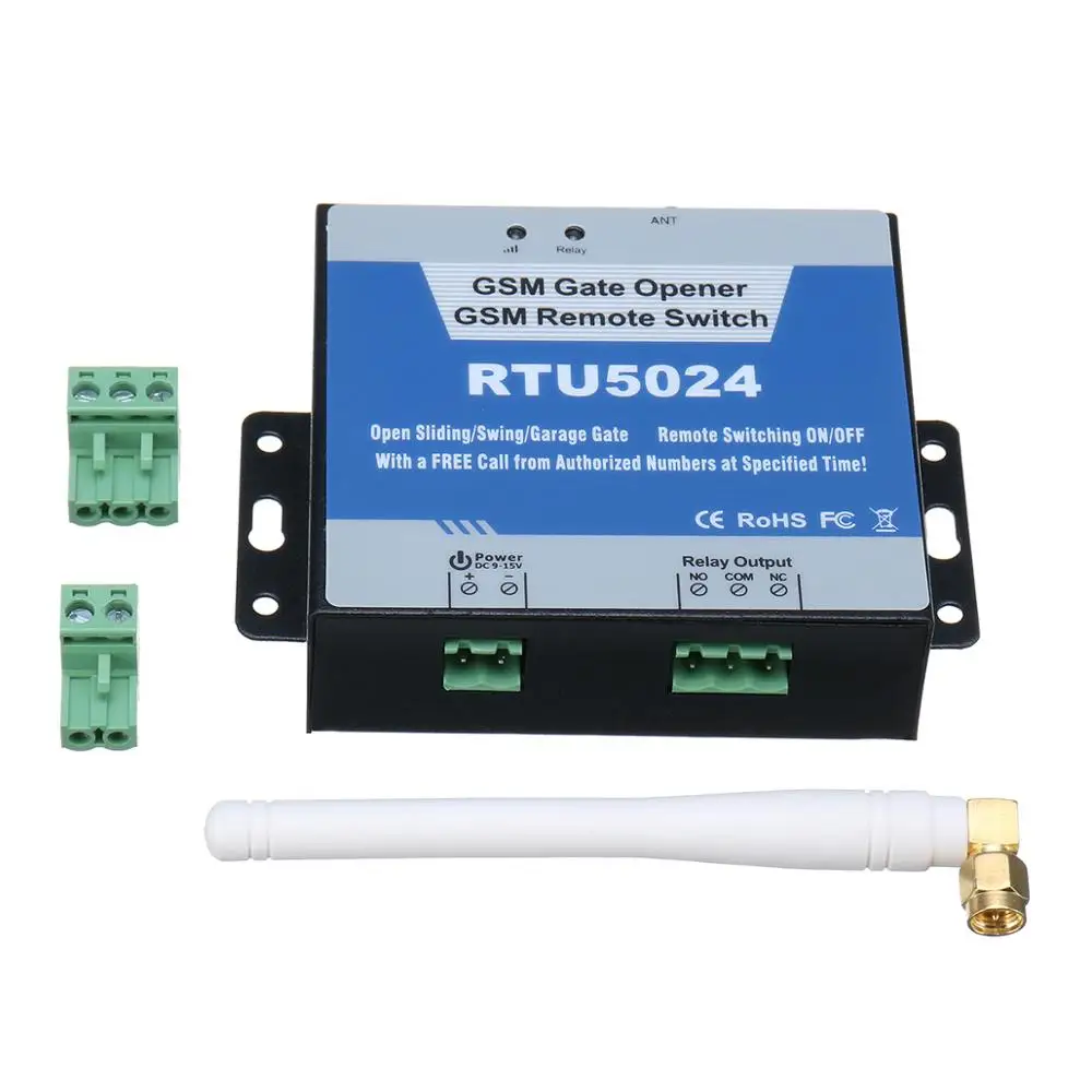 2G 3G GSM Открыватель ворот реле телефон беспроводной пульт дистанционного управления дверной доступ беспроводной Открыватель по бесплатному звонку RTU5024/RTU5035