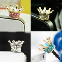 10 шт. модные новые 3,5 мм Универсальные наушники заглушки для всех смартфонов заглушка от пыли со стразами для iPhone 5 5S