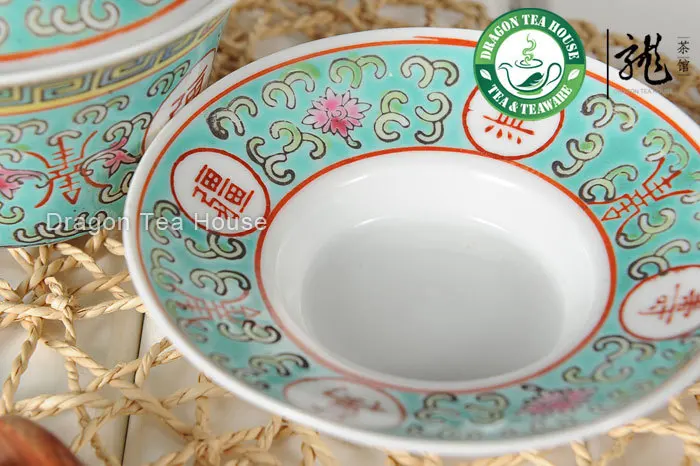 Gaiwan 150 мл зеленый вечный фарфоровый|gaiwan porcelain|gaiwan |