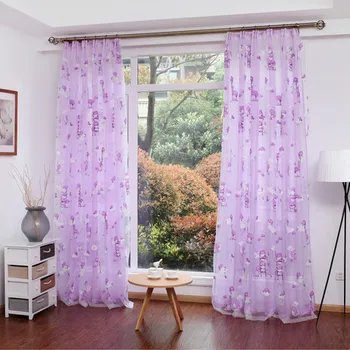 

Curtain Home Textile Home & Garden left and right biparting open curtain French window lace 250*280cm can customize size hot