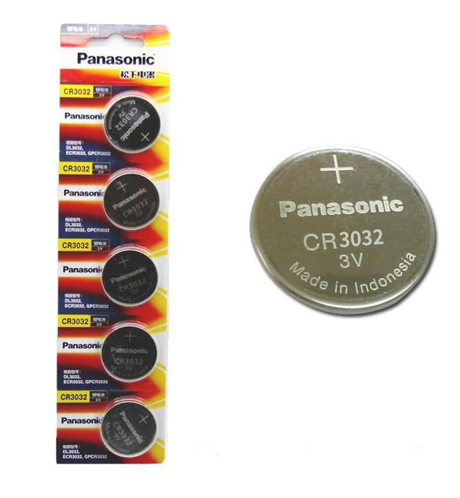 

1000pcs/lot Original Battery For Panasonic CR3032 3V Lithium Car Key Remote Control Electric Alarm Cell Button Coin Batteries