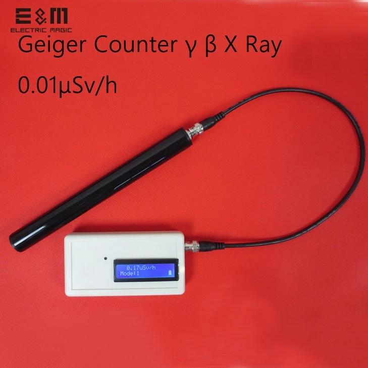 E M Compteur Geiger Gmj3 A Poignee Portable Detecteur De Rayonnement Nucleaire Assemble Avec Tube Millers Gm Gamma Beta X Ray Aliexpress