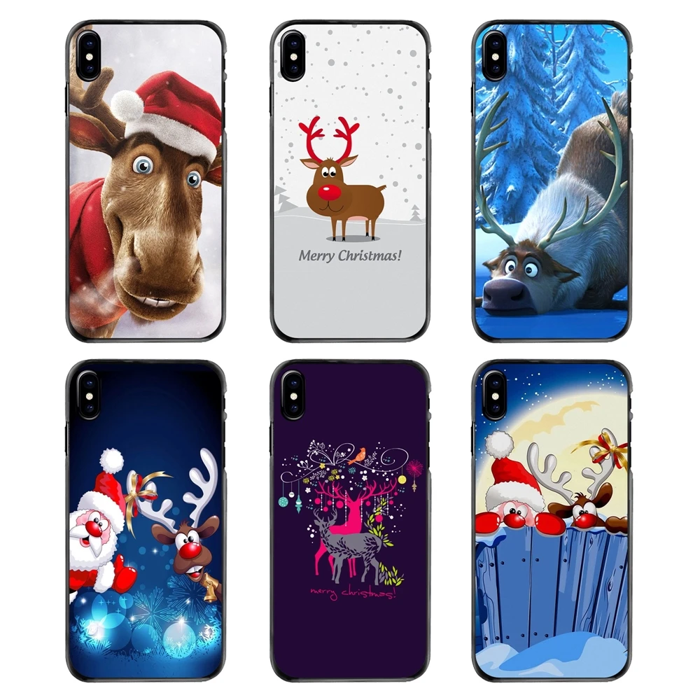 Merry Christmas Love Animal wild Elk Deer For Samsung Galaxy Note 2 3 4 5 S2 S3 S4 S5 MINI S6 S7 edge S9 S8 Plus Cell Phone Case |