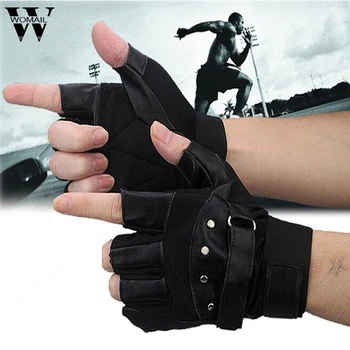 

High Quality Black Military Tactical Gloves Men Fighting Combat Half Finger Anti-slip Outdoor Sport Gloves Fingerless Dec26