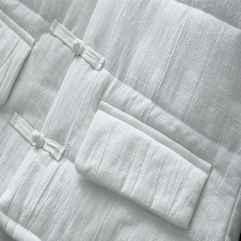 Johnature 2018 Winter New Women Stand Cotton Linen Jackets Button Vintage Long Sleeve Warm Clothes Loose Brief Women Jackets Johnature 2018 Winter New Women Stand Cotton Linen Jackets Button Vintage Long Sleeve Warm Clothes Loose Brief Women Jackets