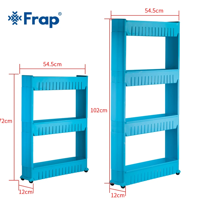 Frap Multipurpose Shelf with Removable Wheels Crack Rack Bathroom Storage Storage Rack Shelf Multi-layer Refrigerator Side Shelf цена Frap Multipurpose Shelf with Removable Wheels Crack Rack Bathroom Storage Storage Rack Shelf Multi-layer Refrigerator Side Shelf цены онлайн