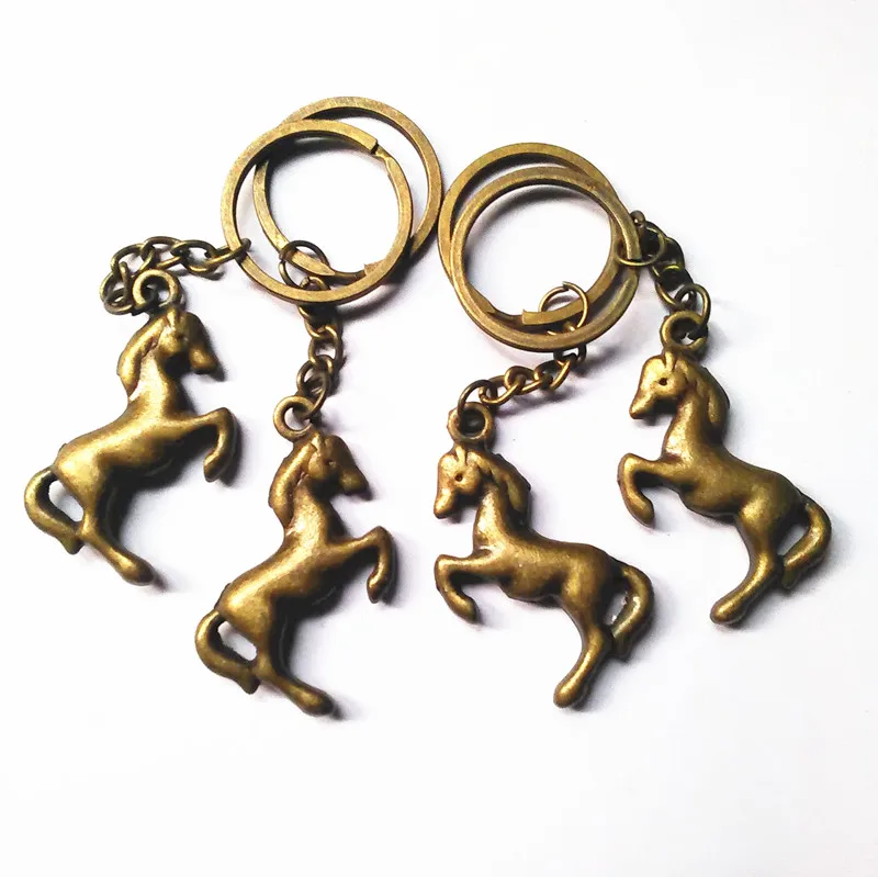 Fashion Antique Bronze Plated Antique Copper Plated Horse Design Key