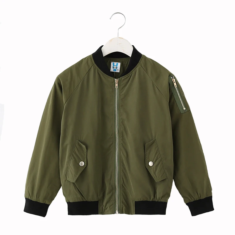 Autumn Girls Baseball Jacket Winter Kids Flying Jacket Children