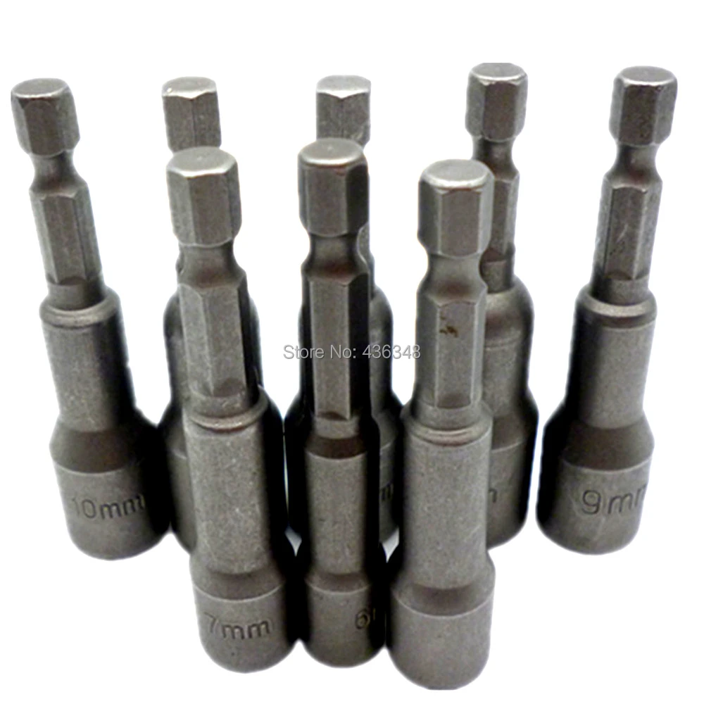 3Pc Magnetic 1/4" Hex Socket Driver Bit Nut Setter For Impact Driver Drills 3Pc Magnetic 1/4" Hex Socket Driver Bit Nut Setter For Impact Driver Drills