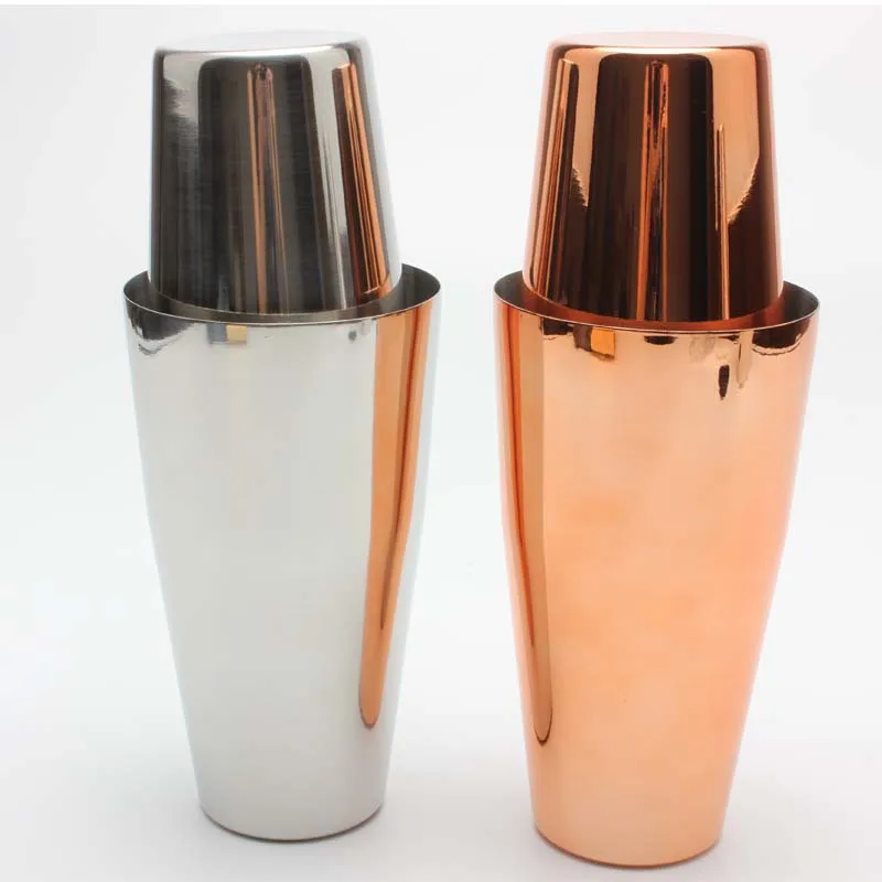 

Factory Direct Sales All Stainless Steel Boston Barber 800/600ML 600/450ML LOGO Custom