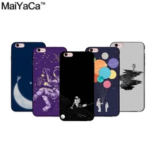Astronaut cell phone caseTPU case for iphone5 5s 5c 6 6S 6Plus 6S Plus 7 7Plus