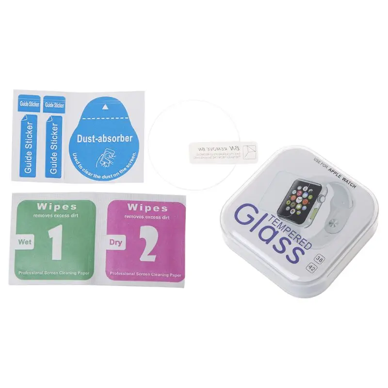 

Watch Screen Protector Cover Protective Film HD Tempered Glass Clear for Explorist HR Smartwatch Nov-26A