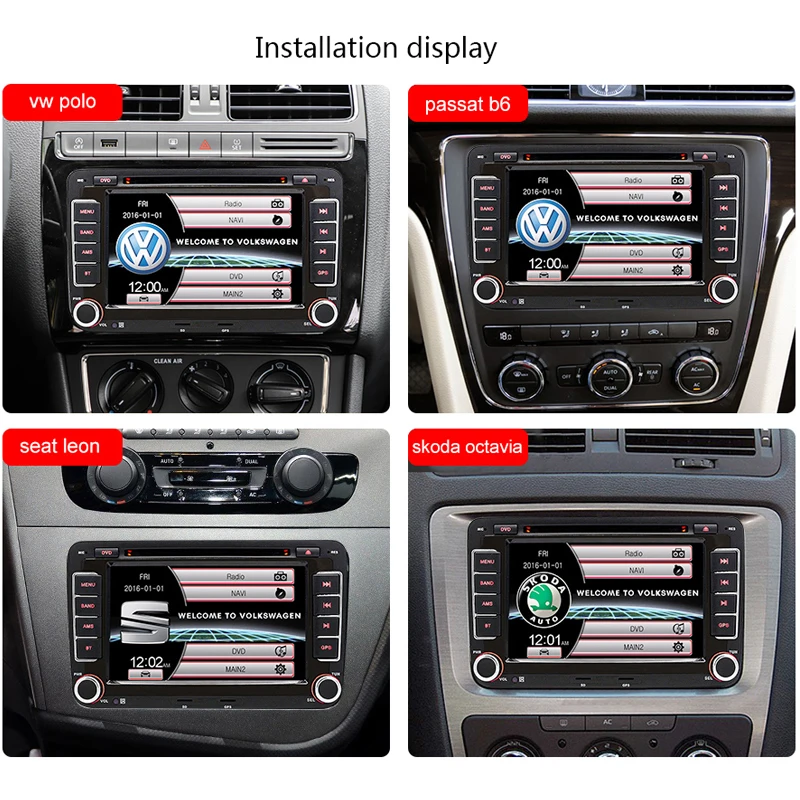 7 дюймов 2 Din Автомобильный DVD GPS Радио для Volkswagen VW гольф гольф 6 sharan jetta поло tiguan touran passat 2din DVD навигации автомагнитола магнитола для авто навигатором