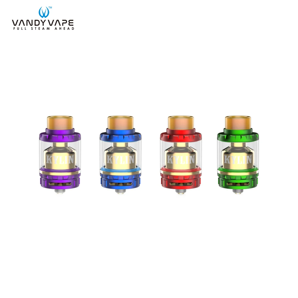 Оригинальный ВАНДИ Vape kylin RTA бак распылитель 6 мл и 2 с одной двойной катушки