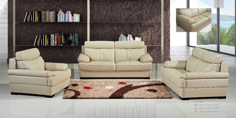 Chaise Bean Bag Chair Promotion European Style Set No Genuine Leather Sofas For Living Room Armchair