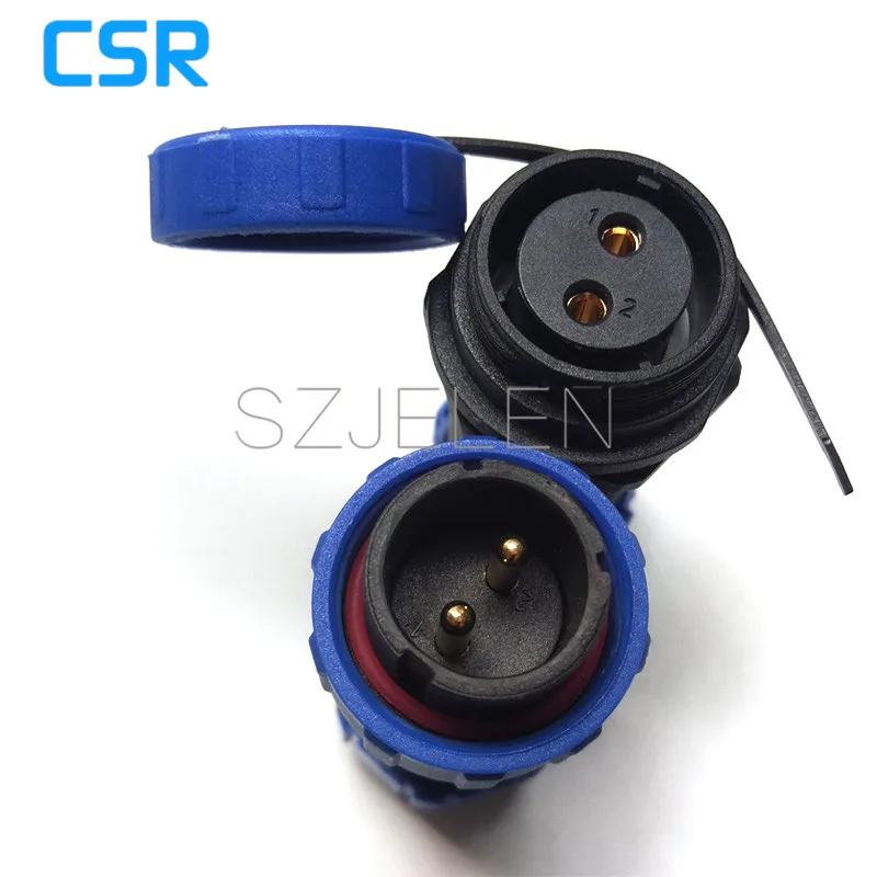 SP2110/P2 S2 2 контактный водонепроницаемый разъем высоковольтный оптоволоконный