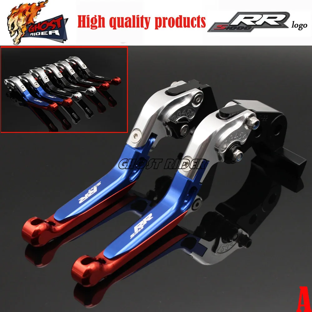 

Logo(S1000RR) Red+Titanium New CNC Adjustable Motorcycle Brake Clutch Levers For BMW S1000RR (w and w/o CC) 2015 2016 2017