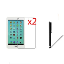 3in1 2x ЖК-дисплей прозрачный Экран протектор Плёнки защитная пленка+ защита для смартфонов, планшетов, acer Iconia One 8 B1-810 B1 810 " 8 дюймов планшет