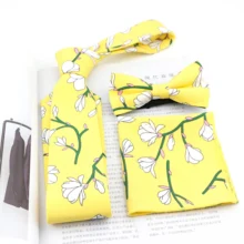 Шифоновый галстук с растительным орнаментом, набор мужских дизайнерских тощих розовых галстуков, галстук с ярким узором, галстук-бабочка карман, квадратные галстуки, платок с изображением бабочек, костюм