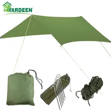 3 м* 3 м уличная мультифункциональная навес Водонепроницаемый солнцезащитный крем гамак пляж Пергола от солнца, дождя защиты палатка ткани для пикника