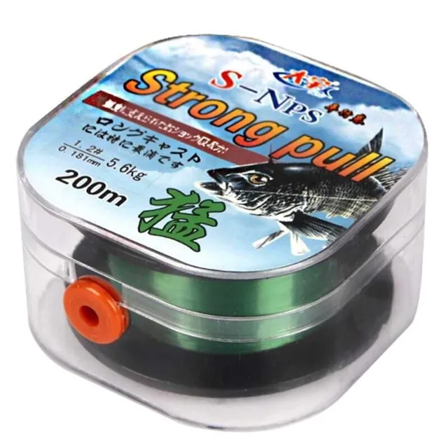 200m Fluorocarbon Coating Fishing Line 0.410 White Green Brown Wear