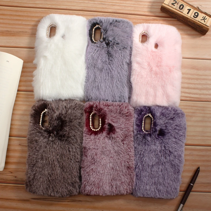 

For Samsung Galaxy A30 Case Plush Phone Case Soft Silicon Hairy Back Cover Samsung Galaxy A 30 Back Cover For Galaxy A30 A305F