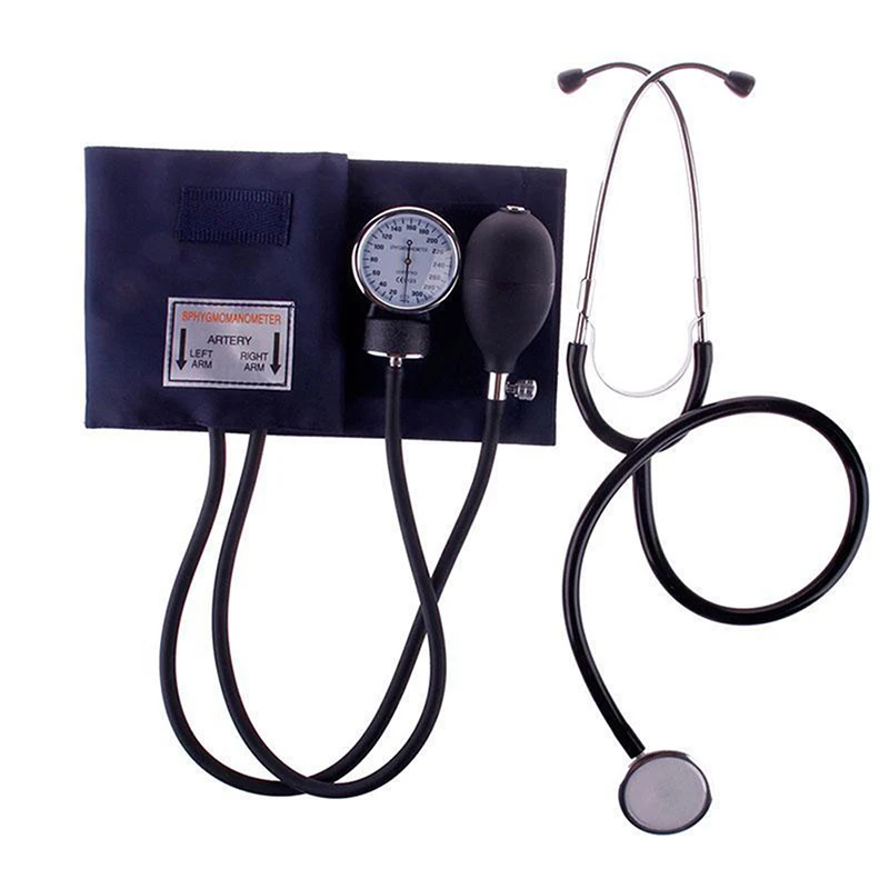 Blood Pressure Stethoscope Set Blood Pressure Monitor Meter Tonometer