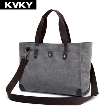 

KVKY High Quality Canvas Women Handbags Fashion Female Shoulder Bags Large Capacity Solid Casual Tote Ladies Crossbody Bag Bolsa
