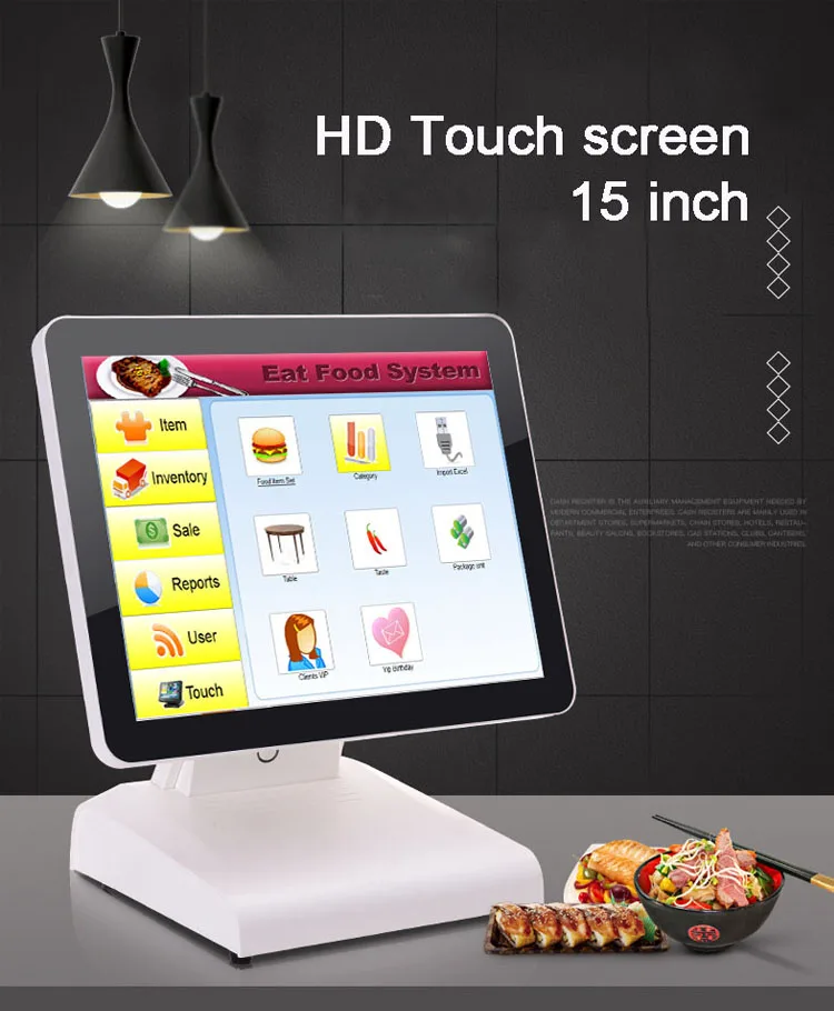 15 Zoll Reine Screen Kassen Business Terminal Mit Vdf Kunden Display Alle In Einem Pos System Terminator Aliexpress