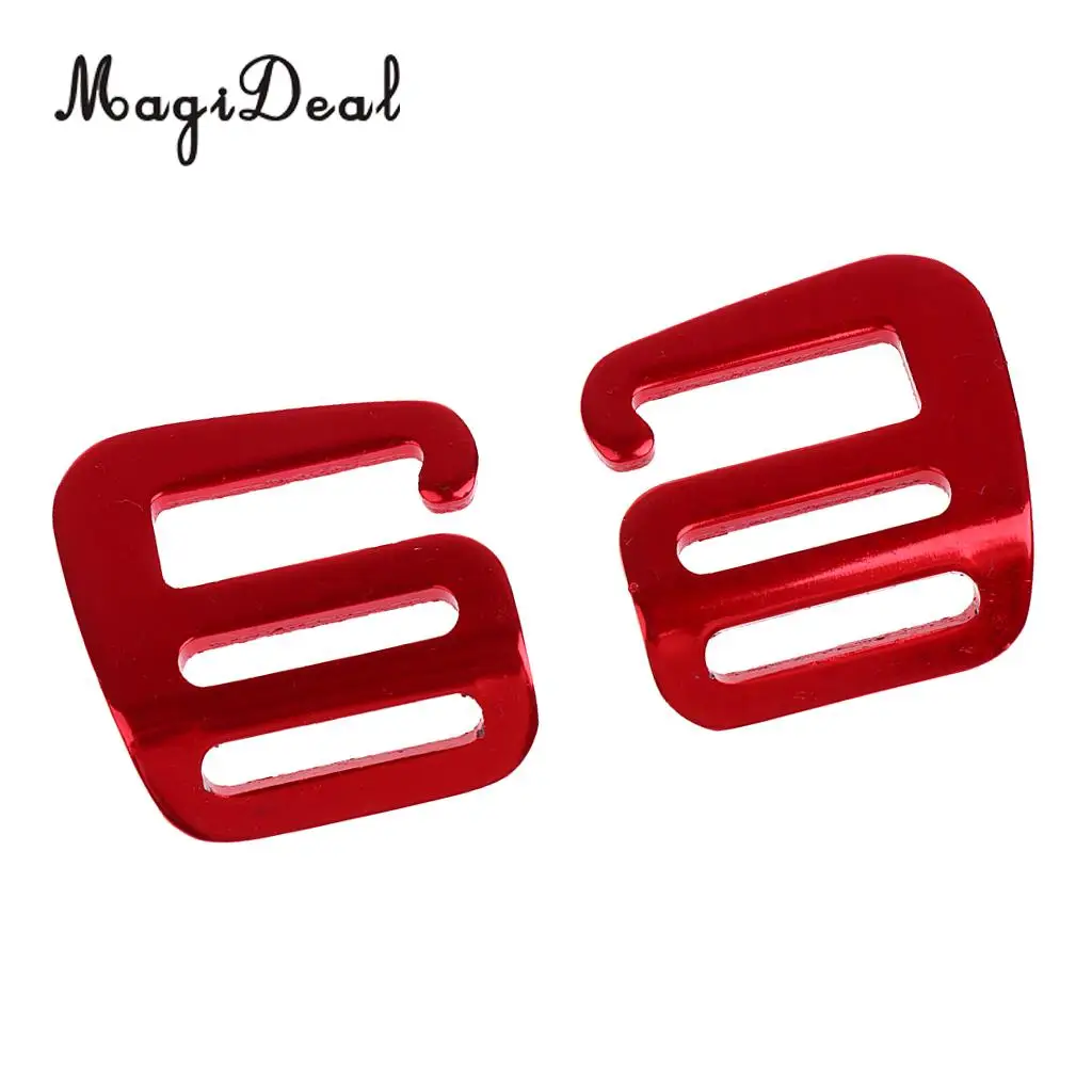 MagiDeal 2 Pcs 1 inch G Hook Outdoor Webbing Buckle for Backpack Strap 25mm