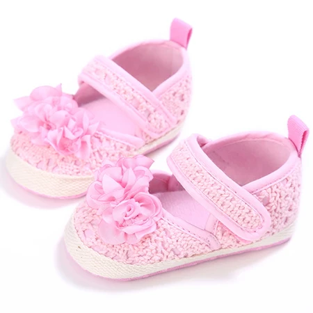 Обувь для новорожденных девочек; сезон весна-осень; милое очень легкое вязаное танцевальное платье Mary Jane с большим бантом; обувь для детской кроватки - Цвет: SH0633