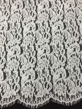 

2015 Latest Embroidery Design African Ivory Lace Fabric for Wedding dress Guipure all over lace fabric synthetic lace front wig