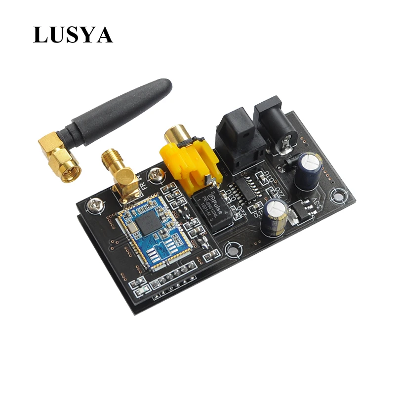 Lusya CSR8675 APTX-HD 5,0 Bluetooth для коаксиальный оптический выход Поддержка 24bit 48 кГц DC5V-12V T0518