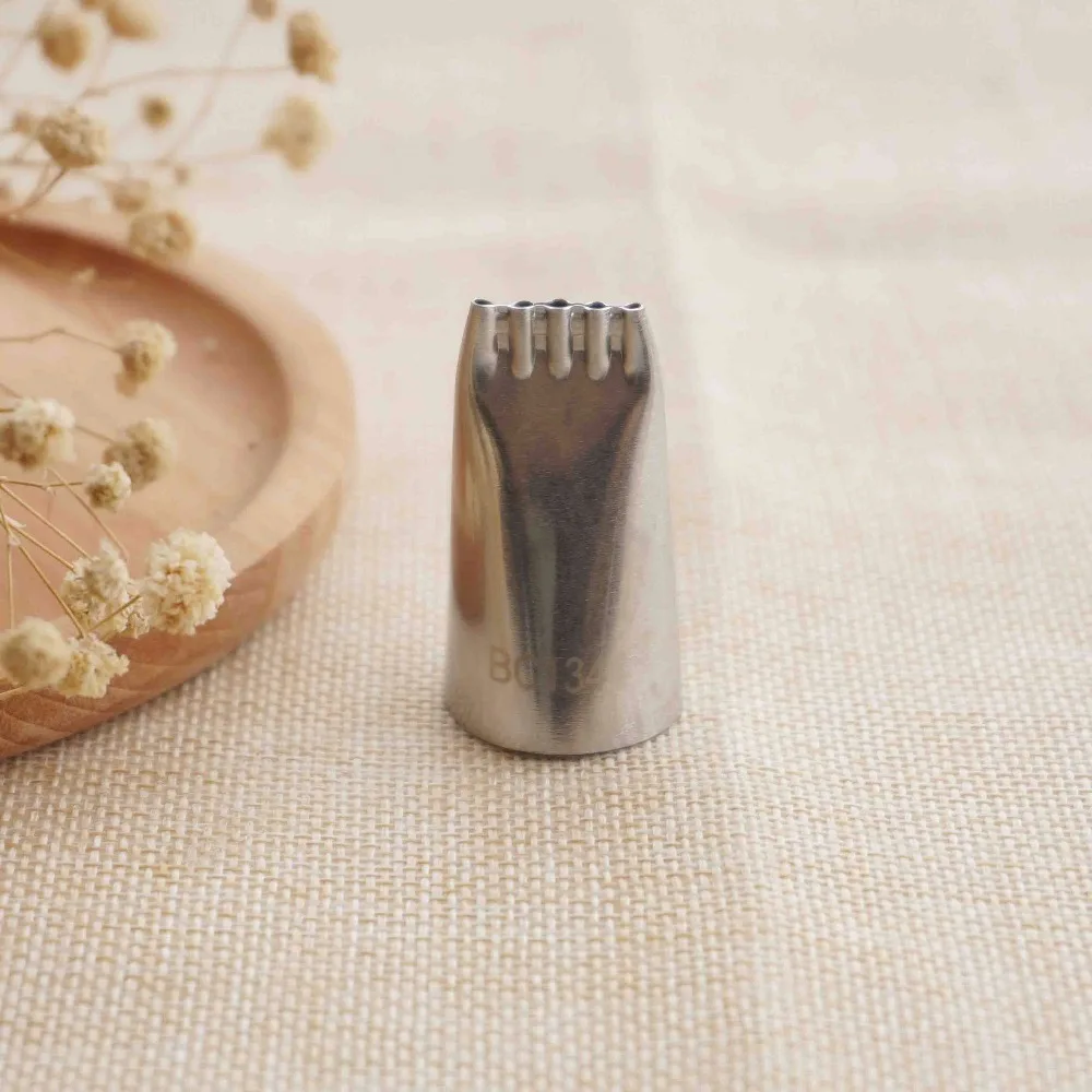 134 Cake Piping Nozzle Decorating Mouth For Fur Hair Grass Icing