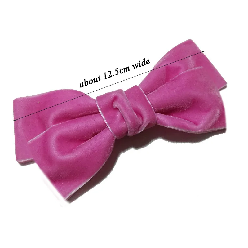 1 5 inches velvet bow 