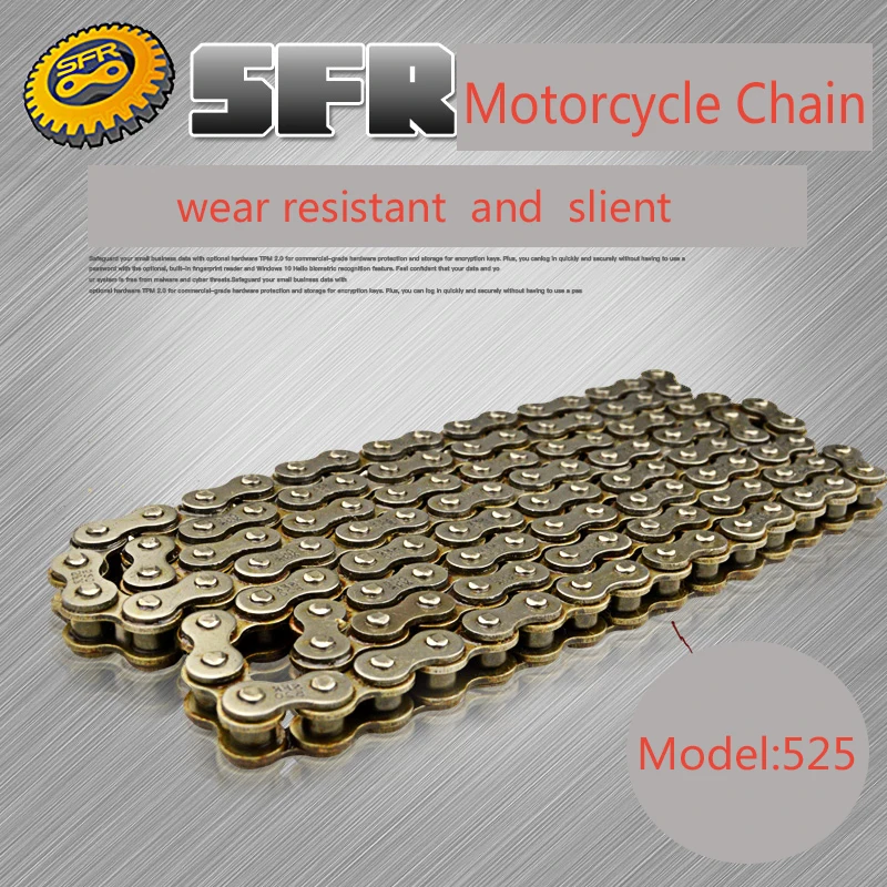 

Drive Chain Motorcycle 525 Chains Sprocket 120links Dirt Bike 125cc ATV O-Ring Motorcycle Timing Chain for crf 230 Scooter Part