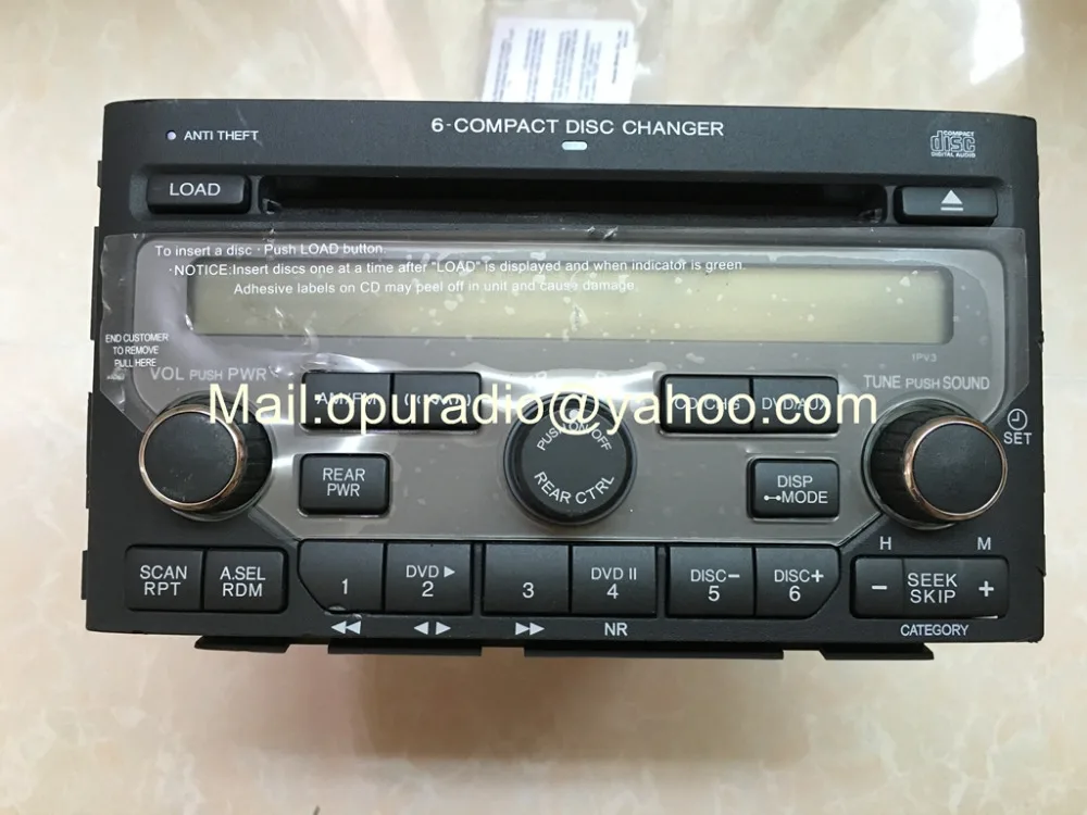 OEM завод Hondda радио 39100 STW A410 CQ EH8768A 6 КОМПАКТНЫЙ ДИСК смены с кодом для Hondaa пилота 06 08