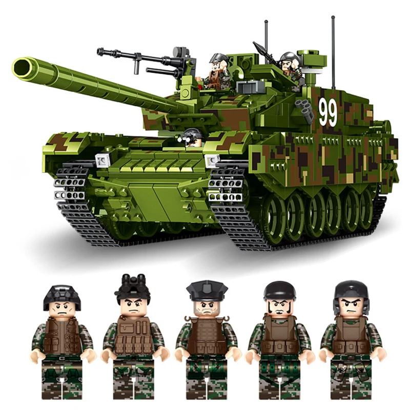1339Pcs Type99 Military Main Battle Tank Model Kits Building Blocks Model Compatible Legoings Bricks Gifts Toys For Children 1339Pcs Type99 Military Main Battle Tank Model Kits Building Blocks Model Compatible Legoings Bricks Gifts Toys For Children