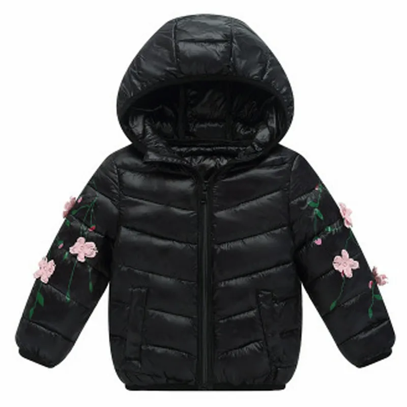 

New Children's Sweet Cotton Clothes Autumn and Winter Girls Light Thin Down Coat Children's Warm Jacket Children's Wear