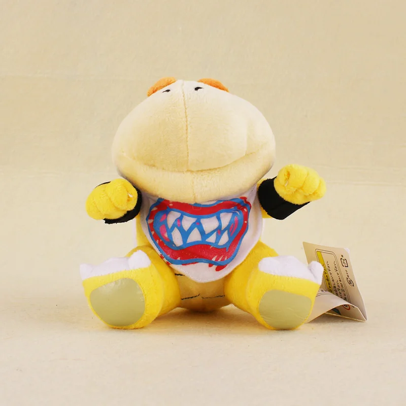 15cm Super Mario Bro Koopa Dragon Plush Dolls Koopa Bowser JR Stuffed Soft Plush Toys Kids
